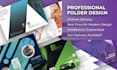 create professional business folder design