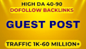 do high quality guest posts, guest post backlinks, high da guest post