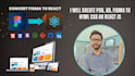 convert psd, xd, figma to HTML CSS or react js