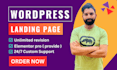 be your wordpress landing page design expert