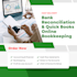 do your bank reconciliations and backlog bookkeeping online