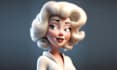 create pixar,disney style characters