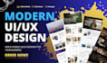do website UI UX design in figma and redesign existing