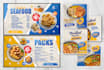 do restaurant men, TV menu, digital menu flyer, brochure