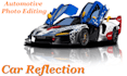 do car photo editing and automotive image reflection services