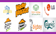 create a design  parody logo brand