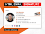 do clickable email signature, html gmail signatures, outlook signatures, apple