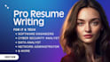 write cybersecurity, data analyst, data science resume, business analyst