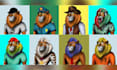 do unique 2d nft art or crypto art collection with metadata for digital assets