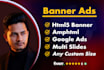 design animated HTML5 banner ads for google display ads
