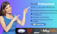 design and develop PHP laravel custom CRM, MLM with admin dashboard and web app