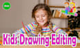 edit kids drawing videos within 2 days