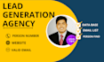 do linkedin lead generation search email, phone number with manual research
