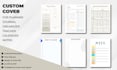 design digital, printable planner and journal notebook pages