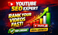 rank youtube videos with video SEO channel optimization and organic promotion