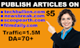 write and publish article premium sites on newsbreak,