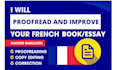 proofread and improve your french book or essay