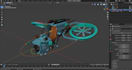 3d rig vehicles, robots, and mechanical hard surface assets in blender