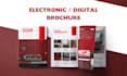 design creative electronic brochure, digital brochure