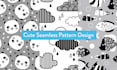 create cute vector seamless patterns