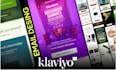 design professional klaviyo email design, klaviyo email marketing flows