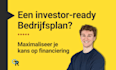 write your business or financial plan to get funding