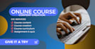 create online course content, course creation