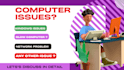 remotely fix computer, laptop issues, slow laptop and slow computer issues