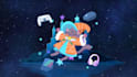 create animated starting soon, brb, and stream overlays with lofi style