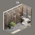 do 3d bathroom design and rendering