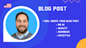 write your blog post