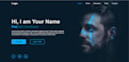 create a responsive portfolio website using HTML, CSS and js