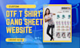 design dtf t shirt print on demand printful printify woocommerce pod seo website