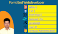 be front end development using HTML5 CSS javascript react js