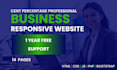 design and develop clean and modern business website