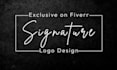 design luxury handwritten, scripted, cursive and signature logo