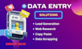 do virtually data entry, web research, copy paste and typing