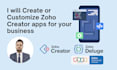 create or customize zoho creator apps for your business