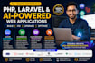 build fix or upgrade your PHP laravel ai web application