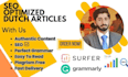 write dutch articles blog posts and web content with ai