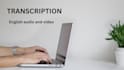 do english audio video transcription