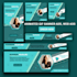 design animated flyer or motion poster and promotion ads