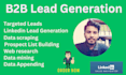 provide authentic b2b lead generation and data enrichment