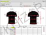 3d design, fashion tech pack for a clothing, team wear