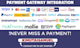 integrate any payment gateway on your website