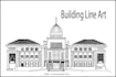 draw details building line art illustration and sketch