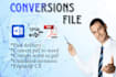 convert your document from word to PDF