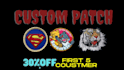 make custom embroidery patches digitized and shipped