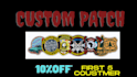 custom patch embroidery digitizing design