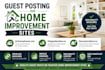 home improvement, home decor guest post on high da 40 sites